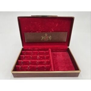 Vintage Mid-Century Babcock Men's Dresser Valet / Jewelry Box Babcock 1950s/60s.